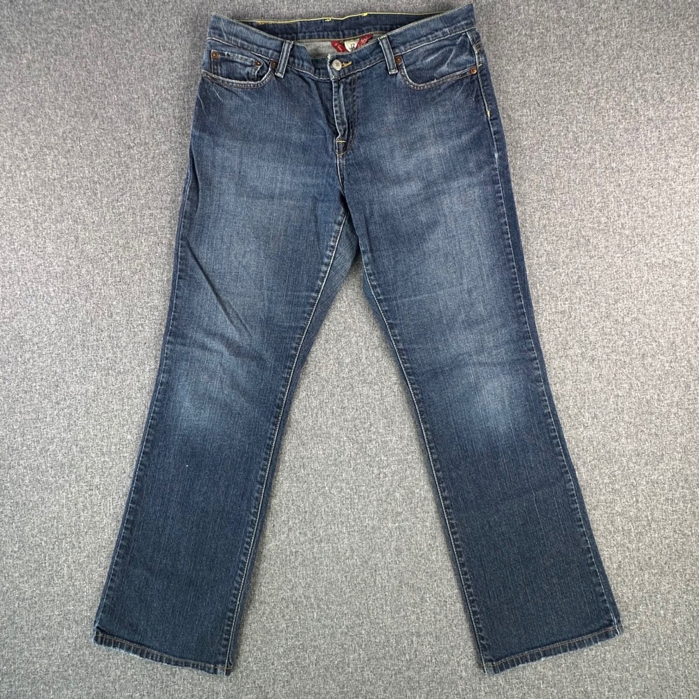 Lucky Brand Jeans Womens 12/31 Easy Rider-S Blue Straight Leg 7WD1257